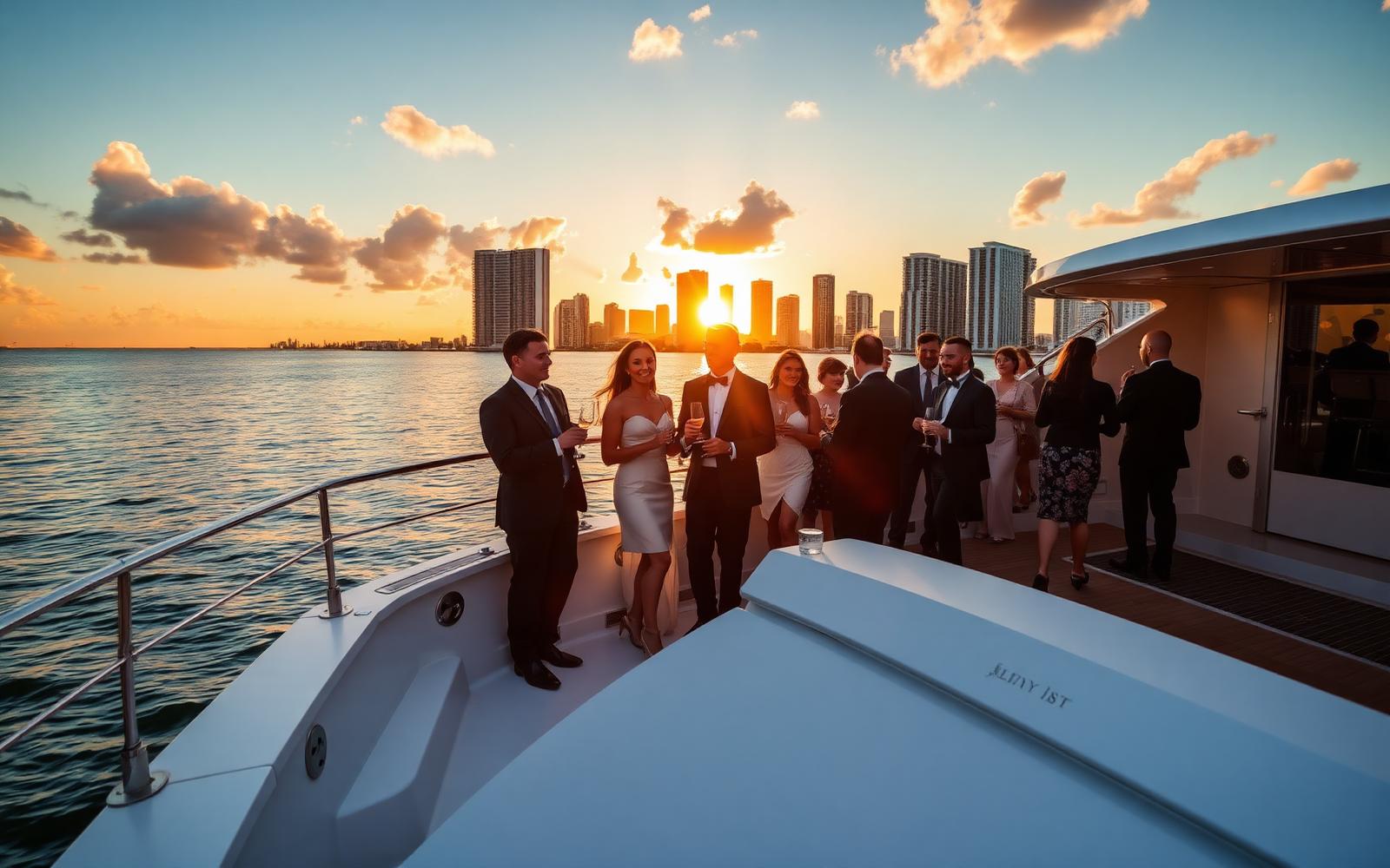 Photographer capturing a luxury event in Miami